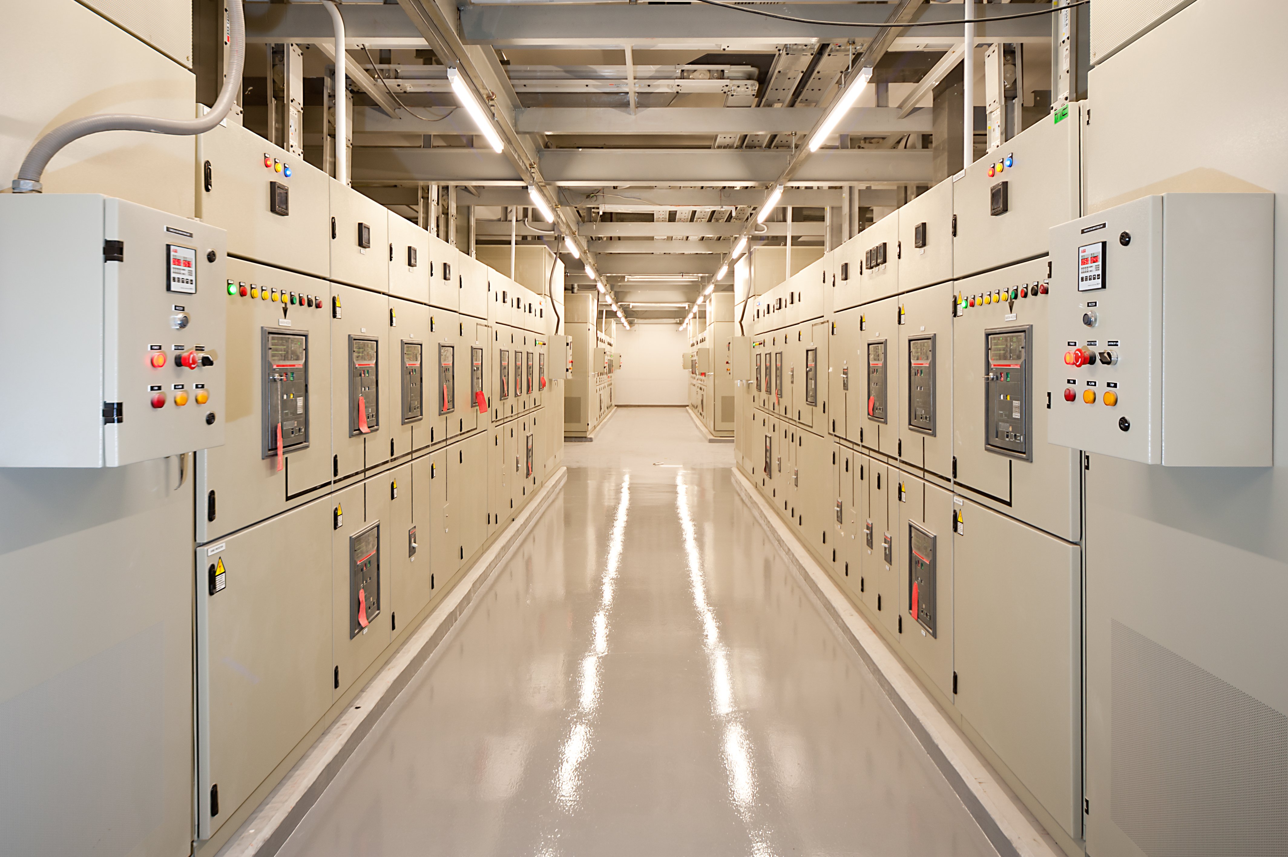 Electrical switchgear and power distribution infrastructure inside a data center