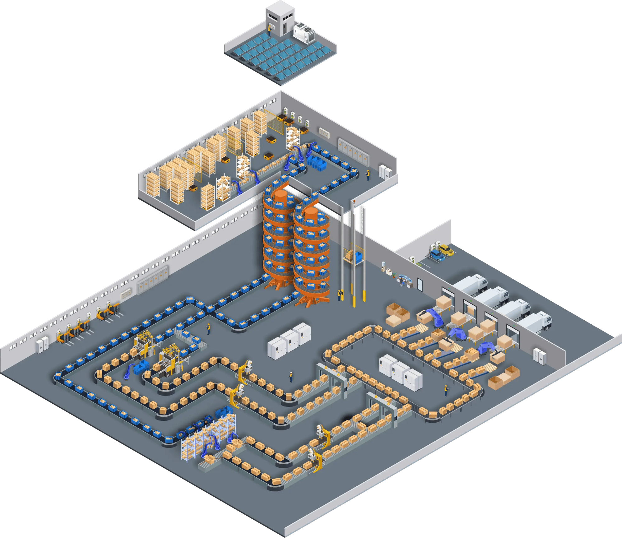 Isometric Distribution Center