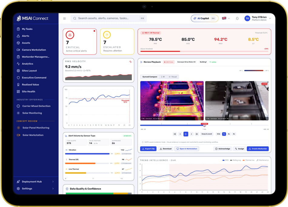 MSAI – Connect Dashboard [iPad}
