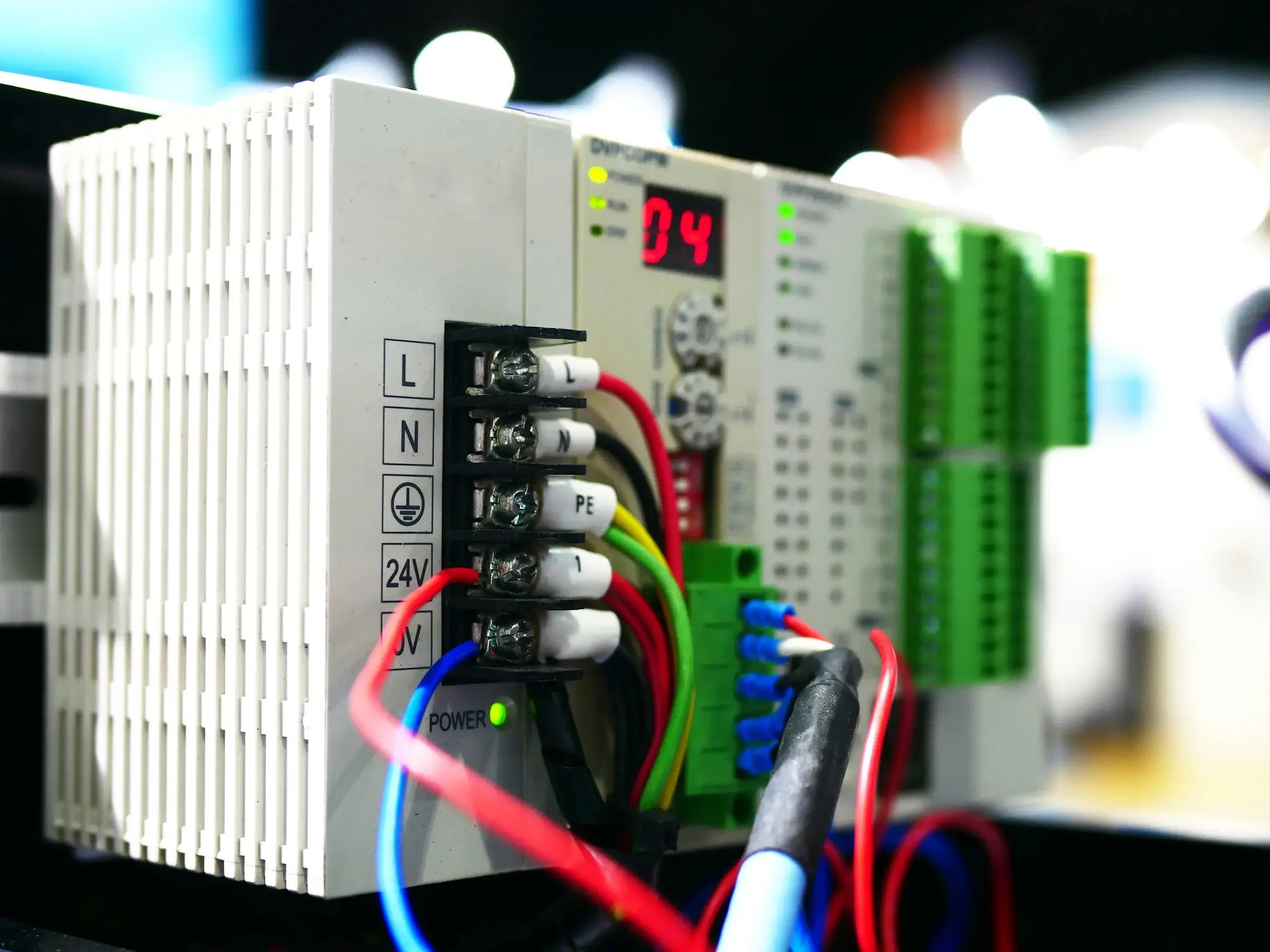 Programmable Logic Controller stock photo