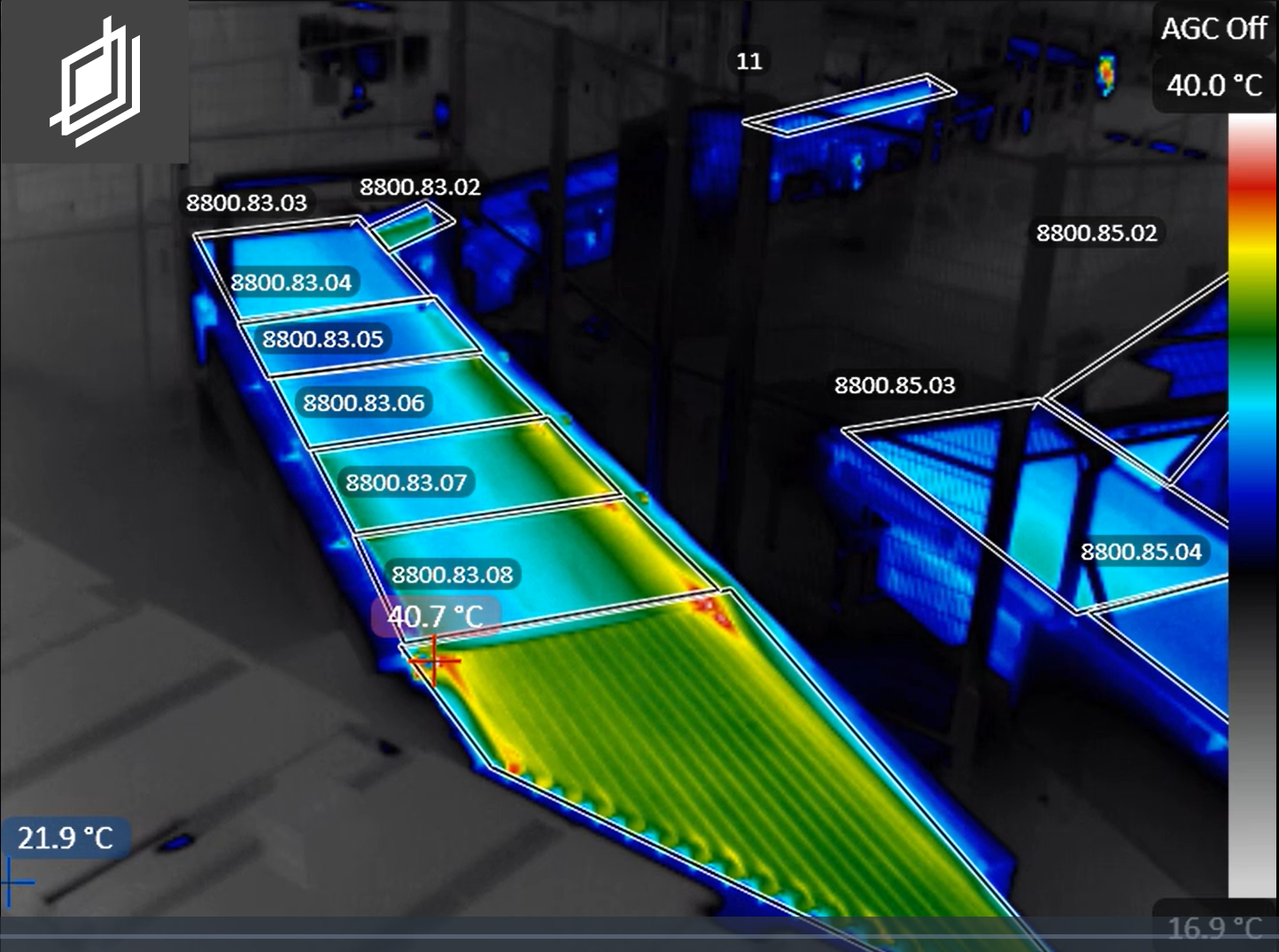 conveyor with bearing wear
